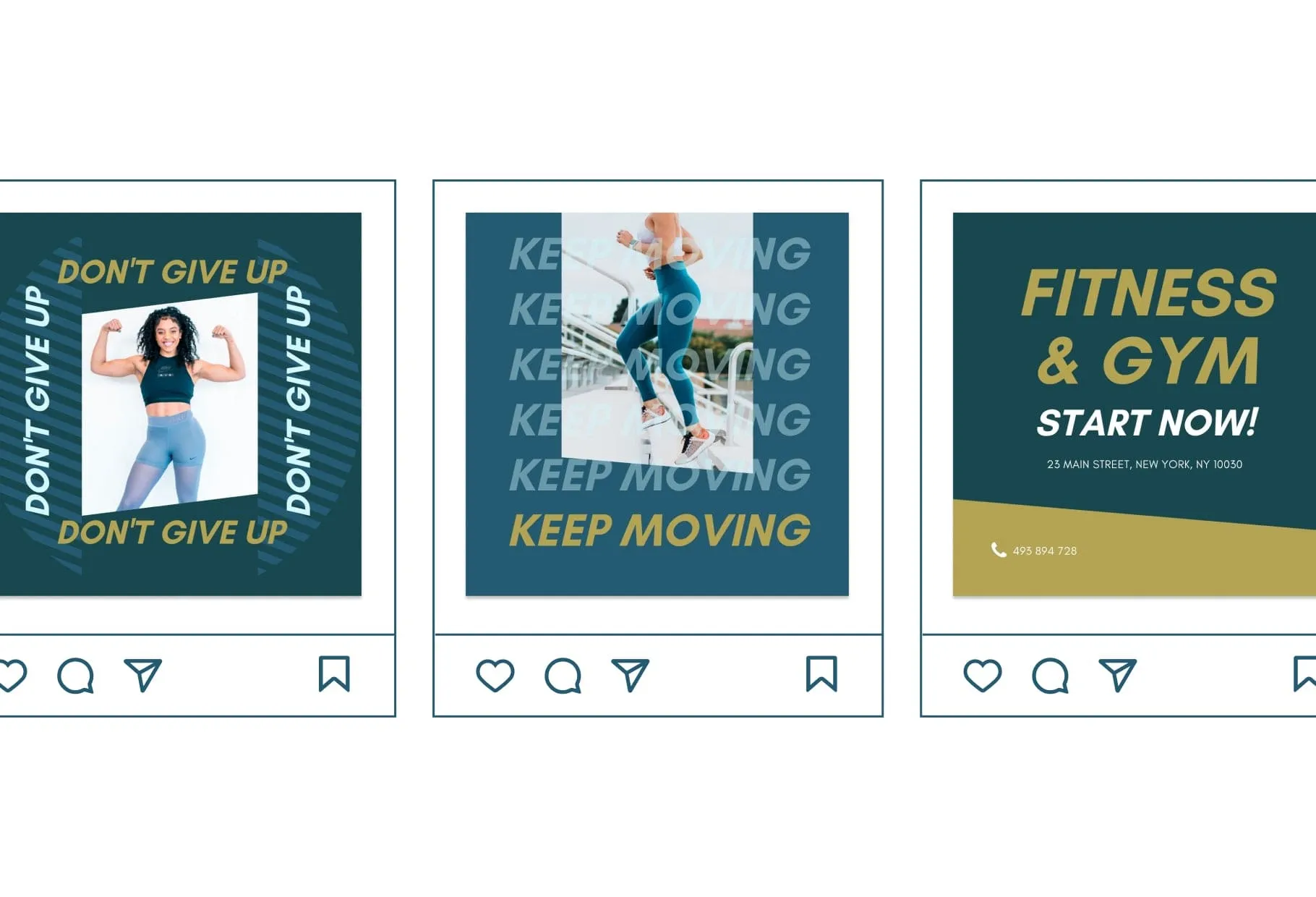 30 Fitness Instagram Post Canva Templates V2