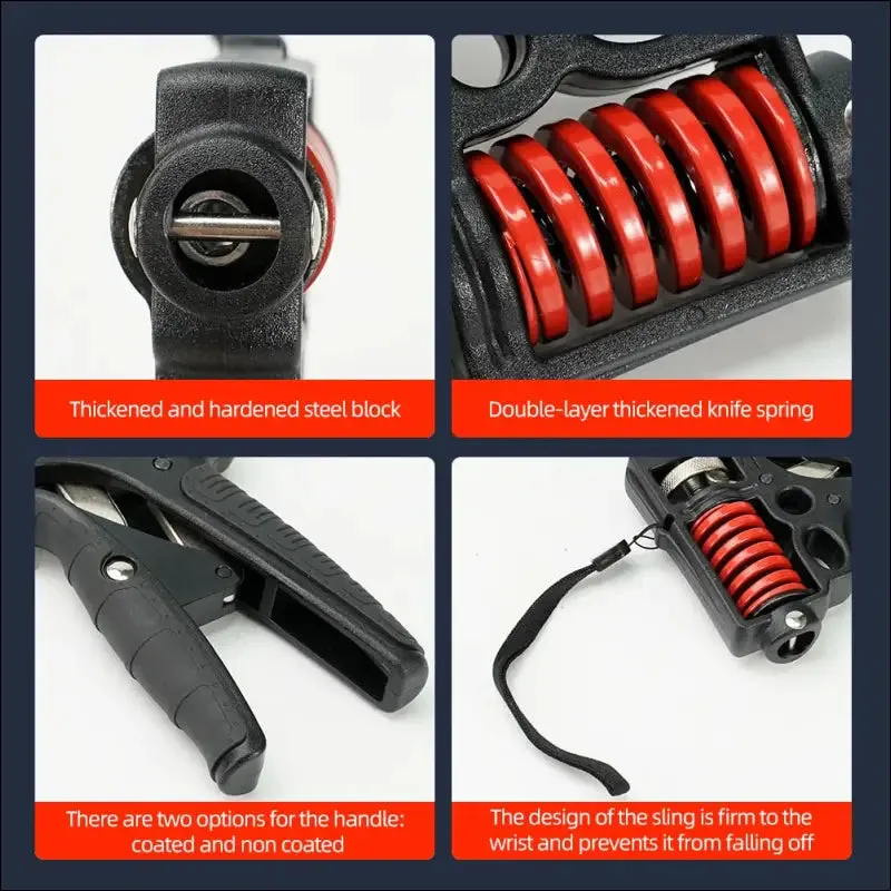 5-120kg adjustable heavy hand grip strengthener finger expander arm wrist forearm trainers fitness
