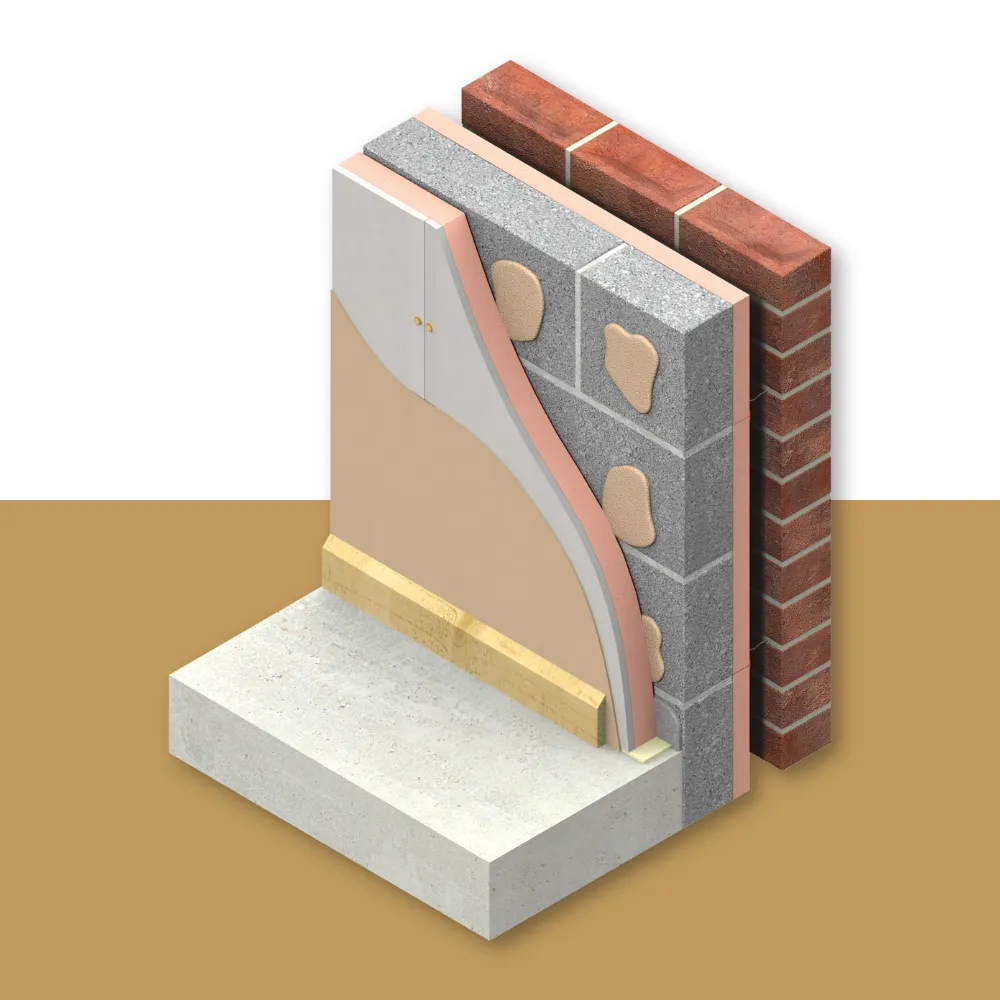 57.5mm Kingspan Kooltherm K118 Insulated Plasterboard (2400x1200mm) - Pack of 14
