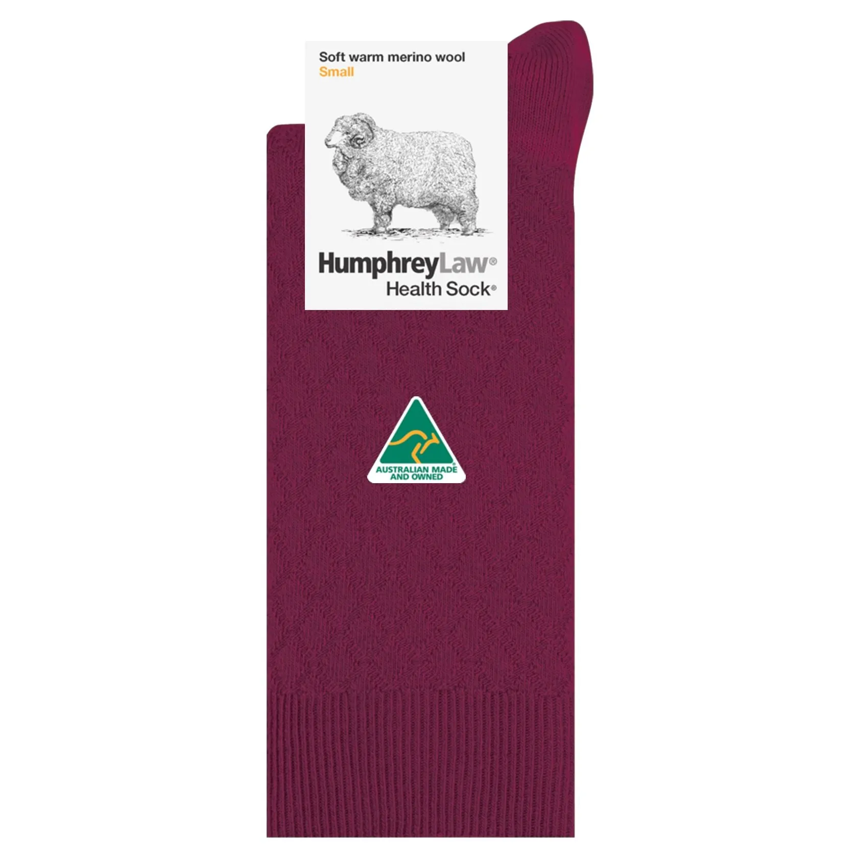 95% Fine Merino Wool Quilted Ladies Health Sock