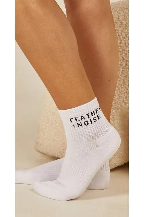 Ankle Twin Sock Pack Black & White