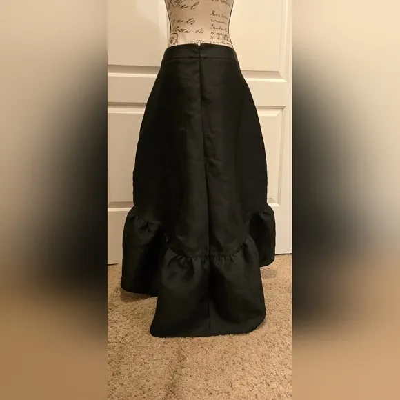 Anthropology x Mare Mare Serene Flounced Black Skirt Size L