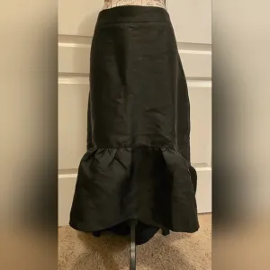 Anthropology x Mare Mare Serene Flounced Black Skirt Size L