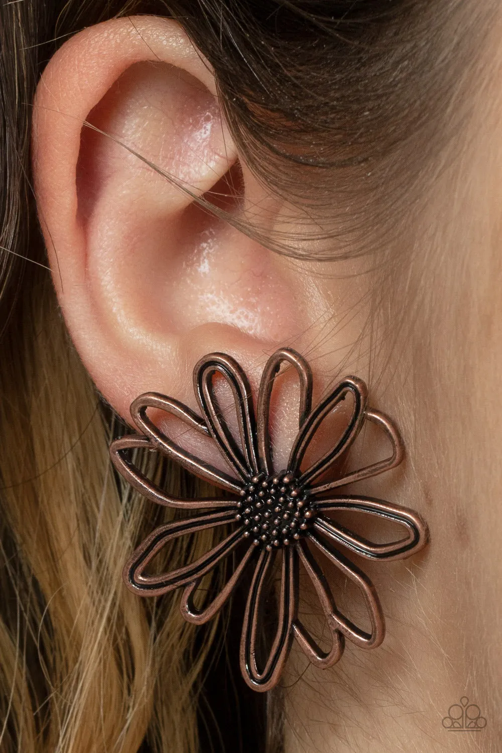 Artisan Arbor - Copper Post Earring