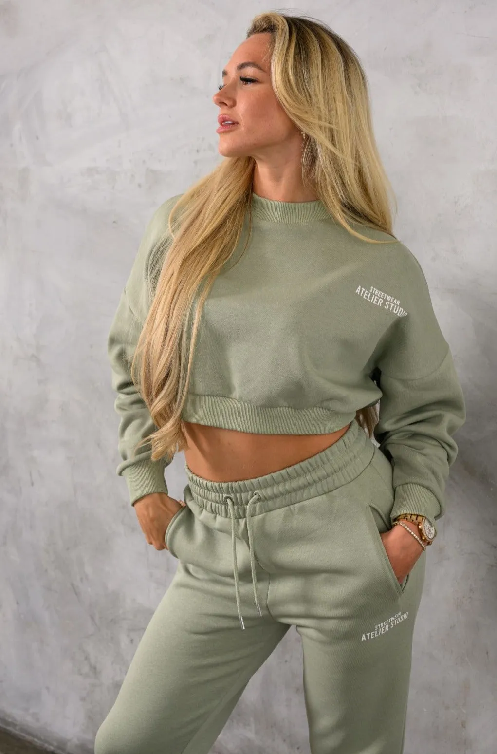 ATELIER CROP CREW - SAGE