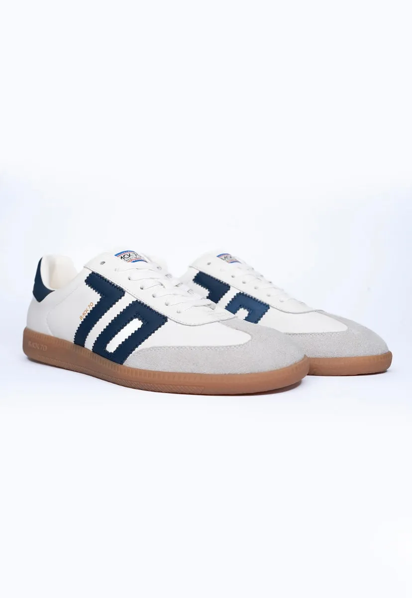 Back 70 - Cloud White & Black Trainer