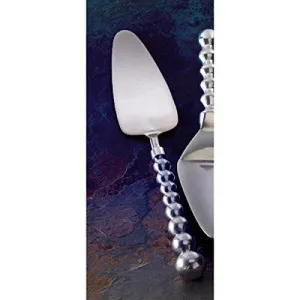 Beaded Silver Cake Server