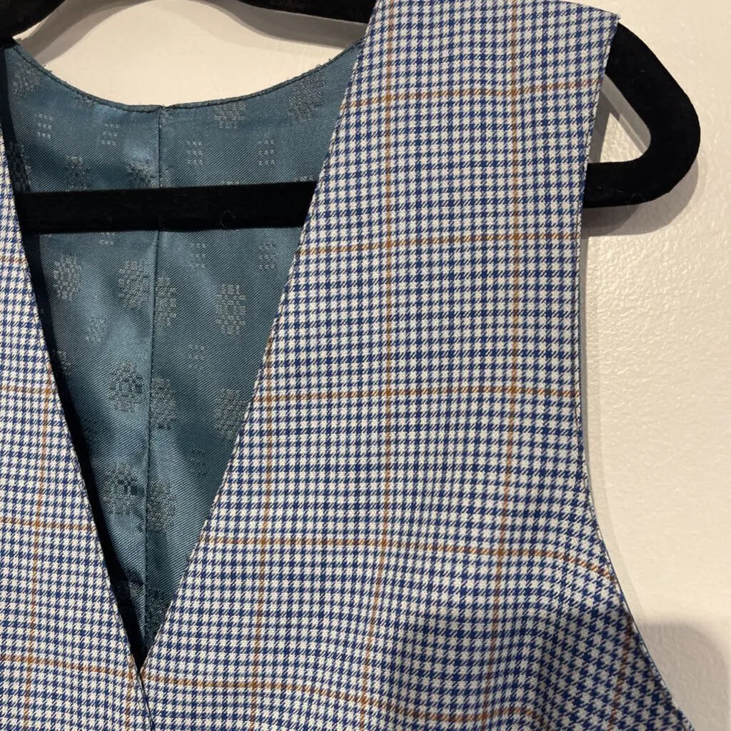 Becker Brothers Blue Houndstooth Vest