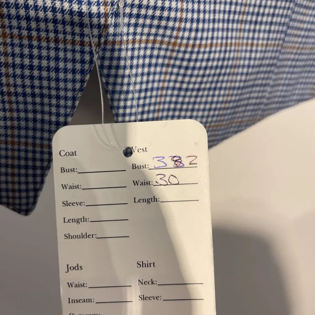 Becker Brothers Blue Houndstooth Vest