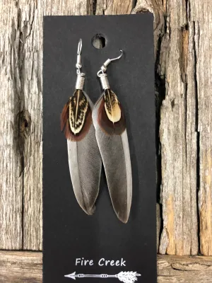 BGFCEARRINGS--WEA025 Fire Creek Earrings