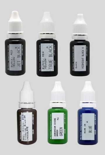 Biotouch 6 Bottles EYELINER Set 15 ml bottles each