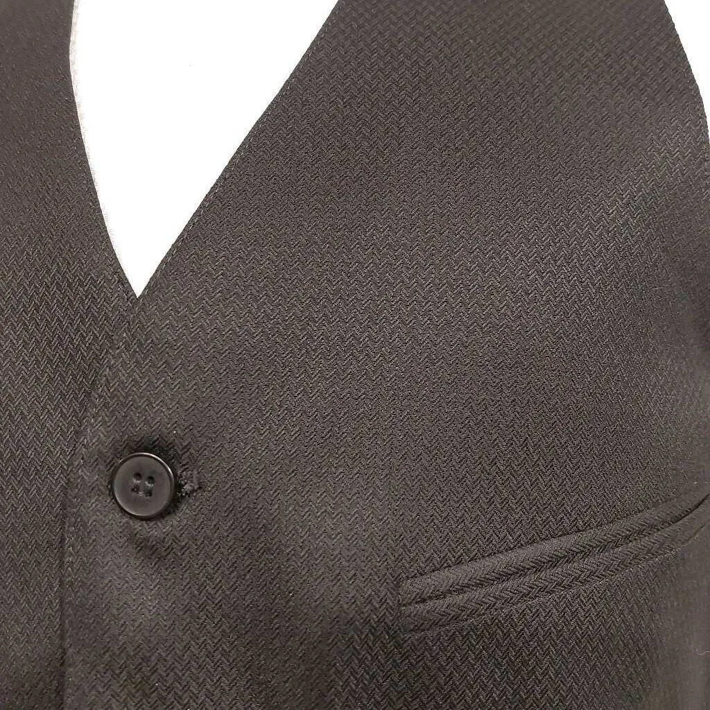 Black Carl Meyers Mens Vest