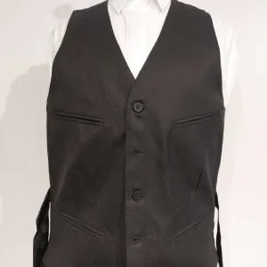 Black Carl Meyers Mens Vest