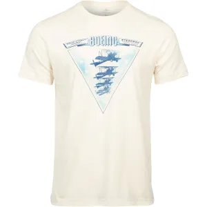 Boeing Stearman Trainers Officially Licensed Aeroplane Apparel Co. Men's T-Shirt