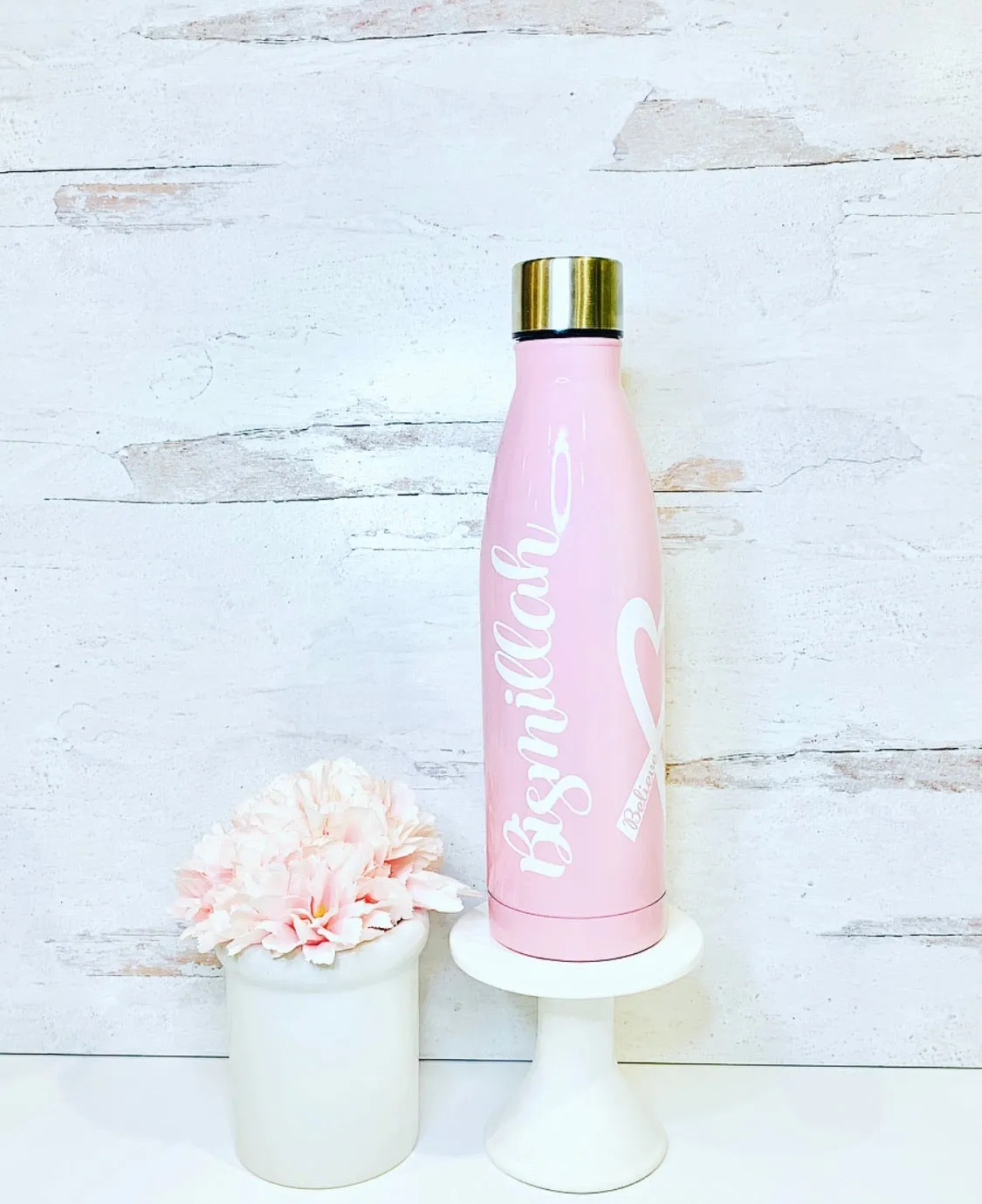 Breast Cancer Awareness Bismillah Bottle