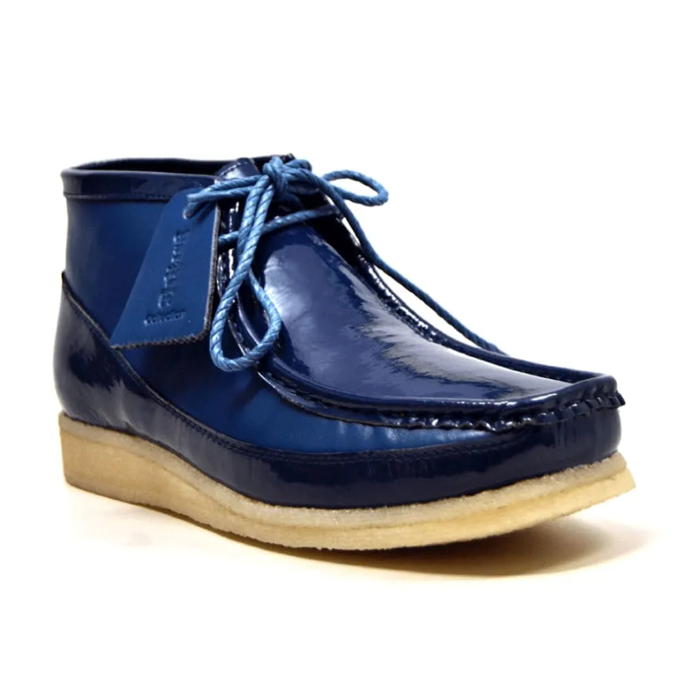 British Walkers Walker 100 Men's Patent Leather High Tops Ankle Boots