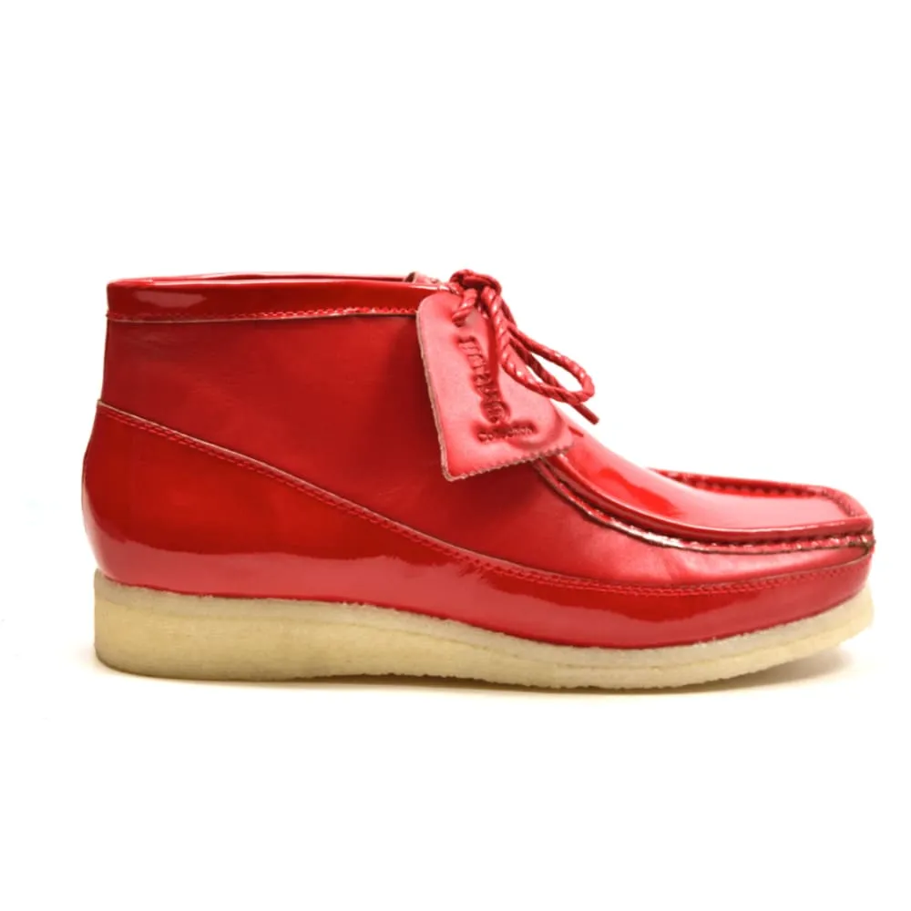British Walkers Walker 100 Men's Patent Leather High Tops Ankle Boots