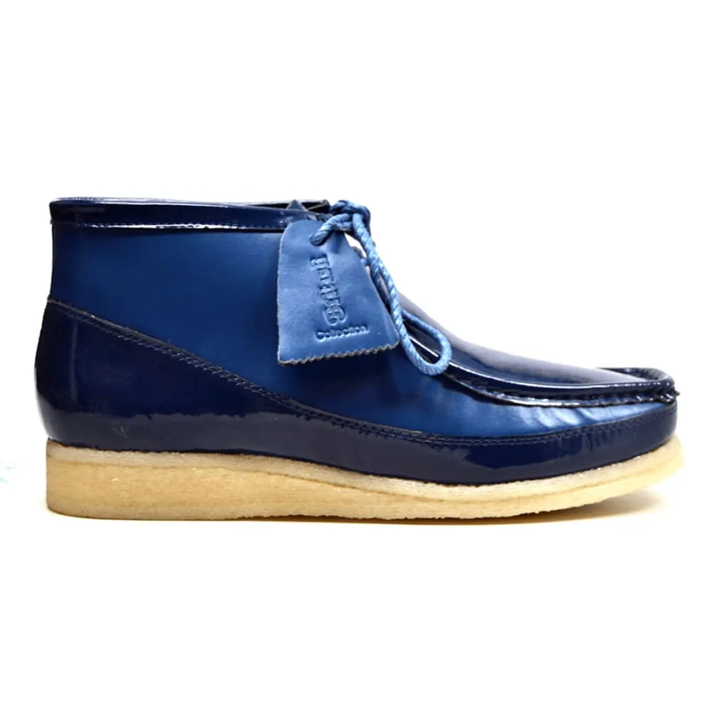 British Walkers Walker 100 Men's Patent Leather High Tops Ankle Boots