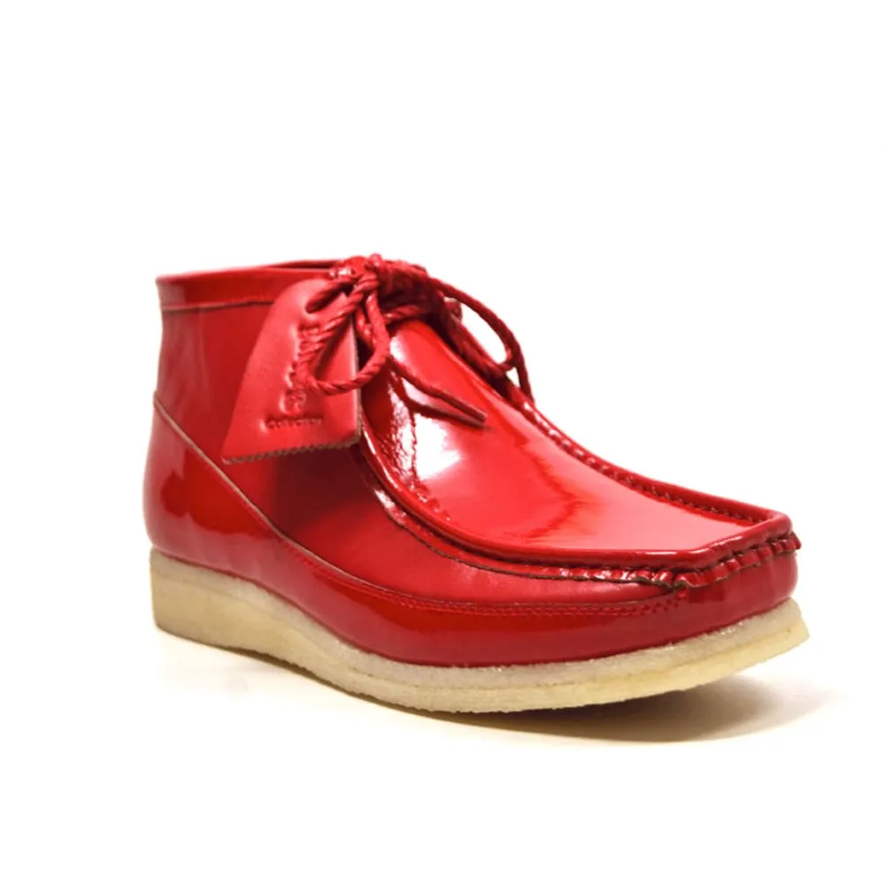 British Walkers Walker 100 Men's Patent Leather High Tops Ankle Boots