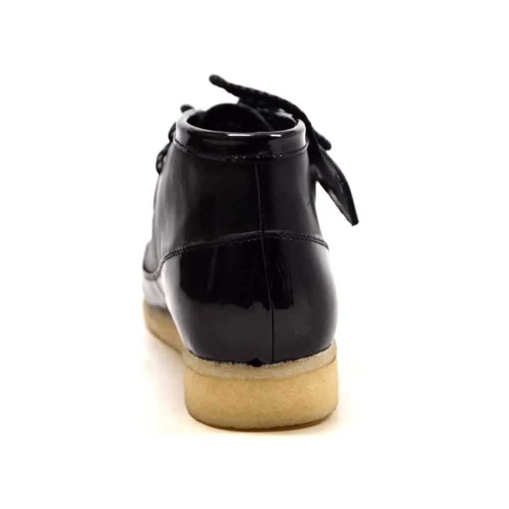 British Walkers Walker 100 Men's Patent Leather High Tops Ankle Boots