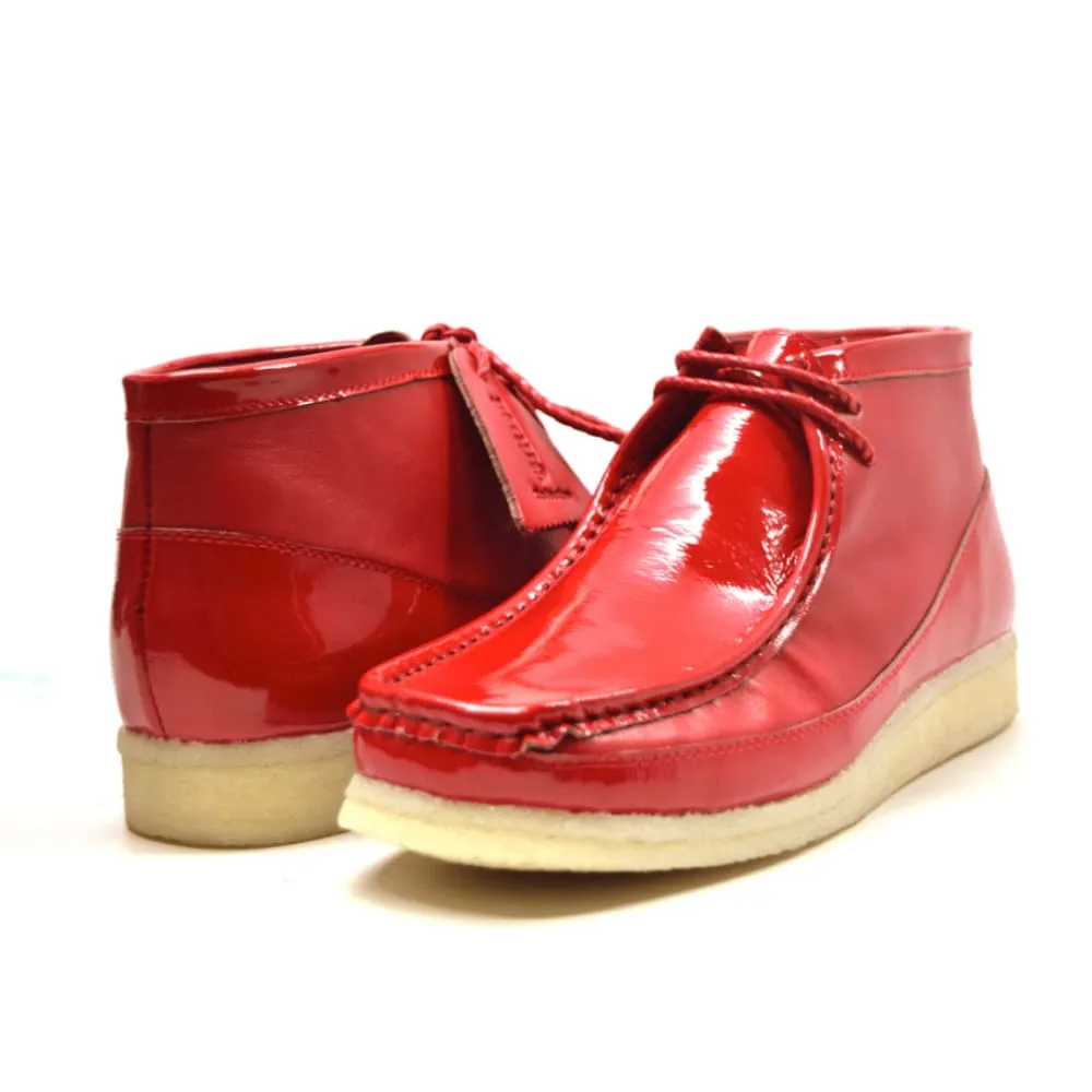 British Walkers Walker 100 Men's Patent Leather High Tops Ankle Boots