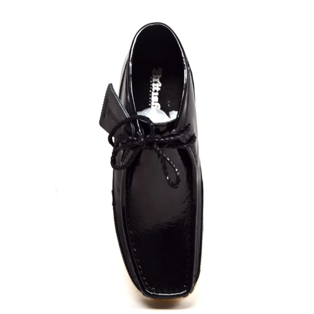 British Walkers Walker 100 Men's Patent Leather High Tops Ankle Boots