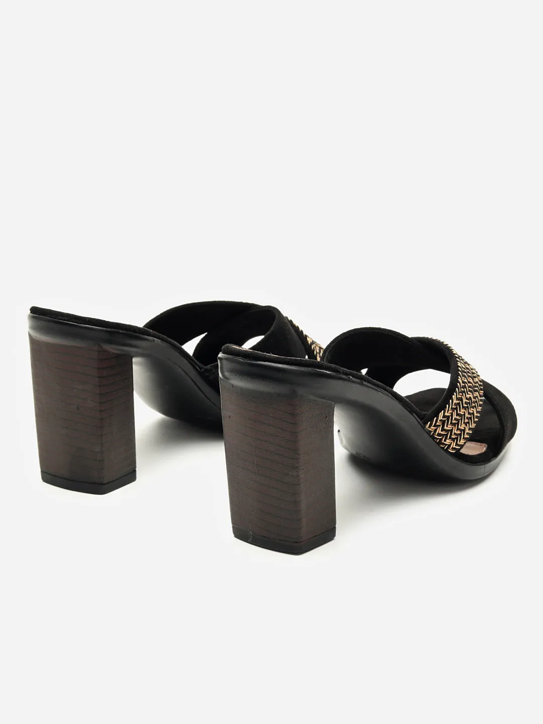 Brittany Embellished Block heels