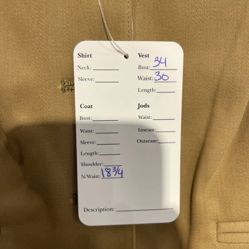 Carl Meyers Mustard Vest