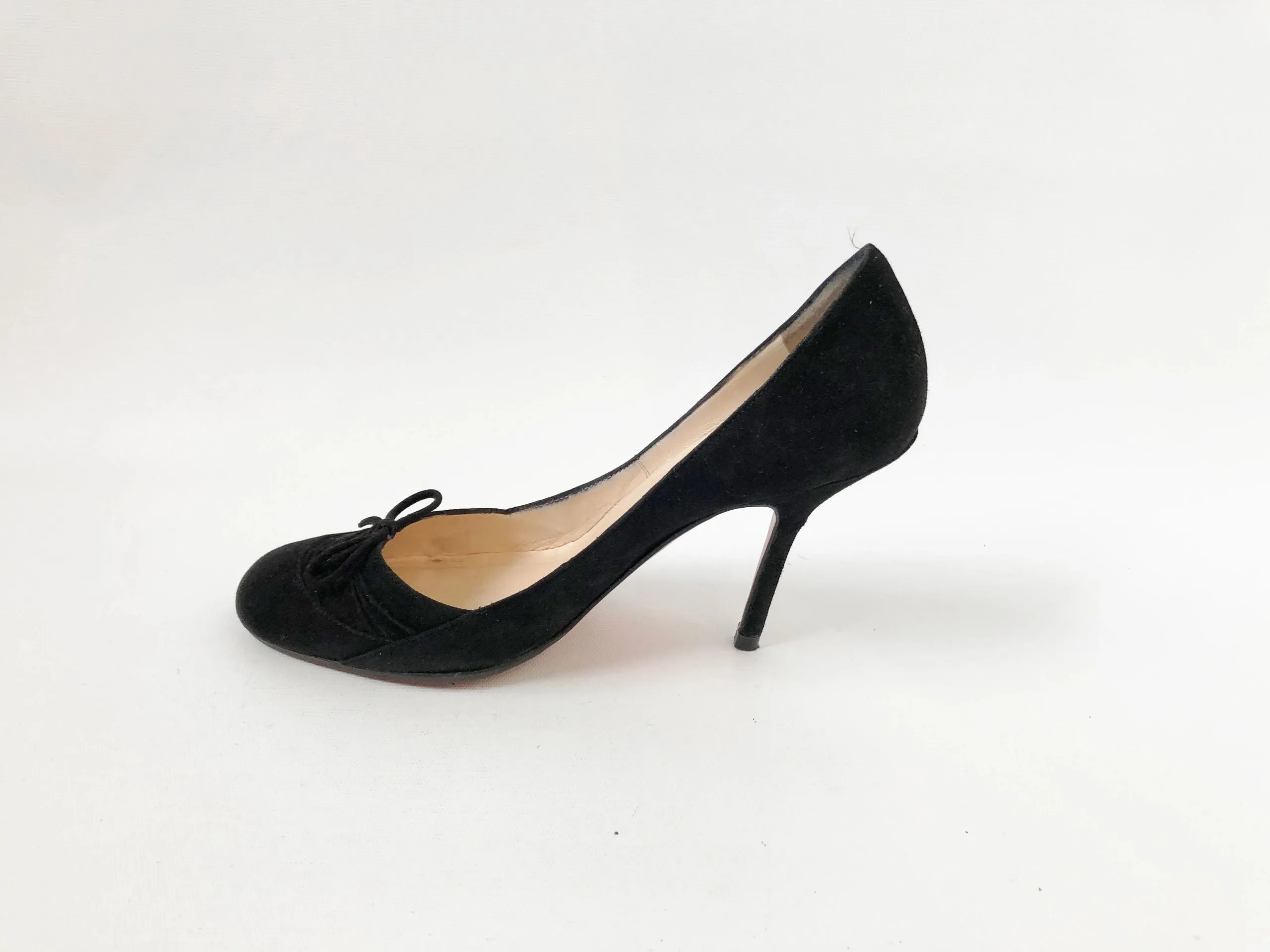 Christian Louboutin Suede Pump Size 38 It (8 Us)