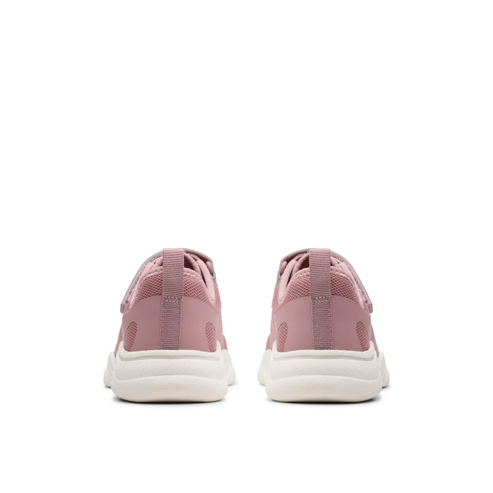 Clarks - Feather Ath K - Dusty Pink - Shoes