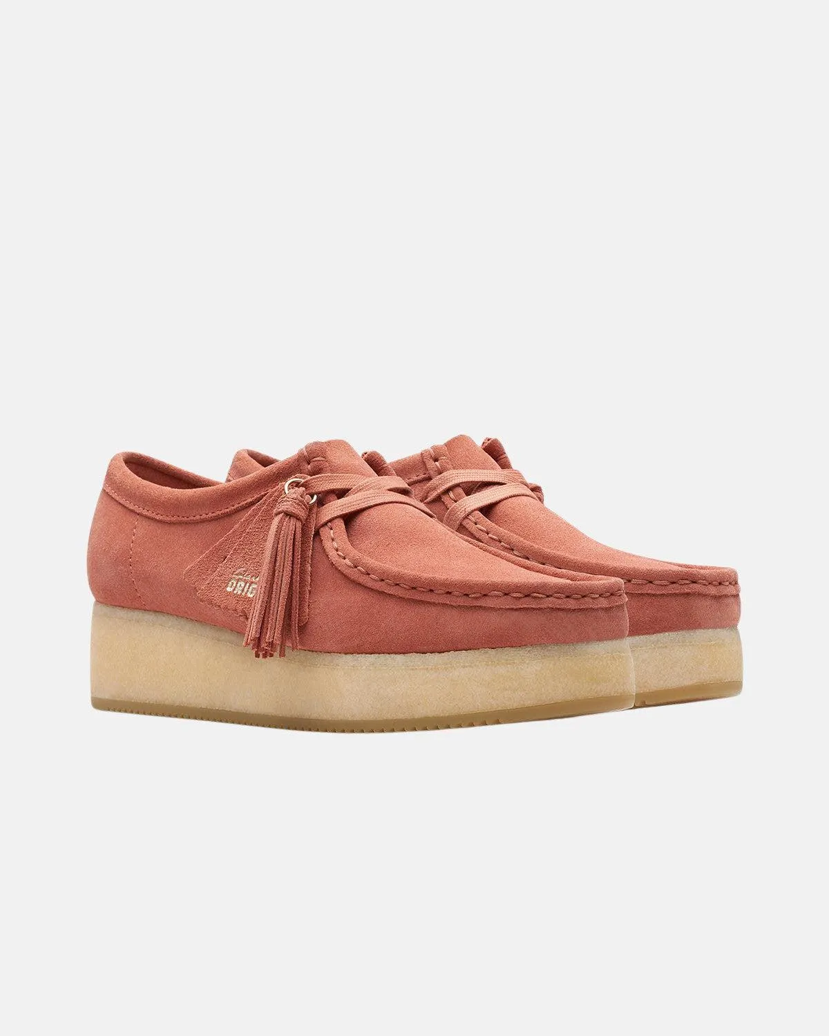 CLARKS ORIGINALS WOMENS WALLACRAFT BEE SHOES TERRACOTTA SUEDE
