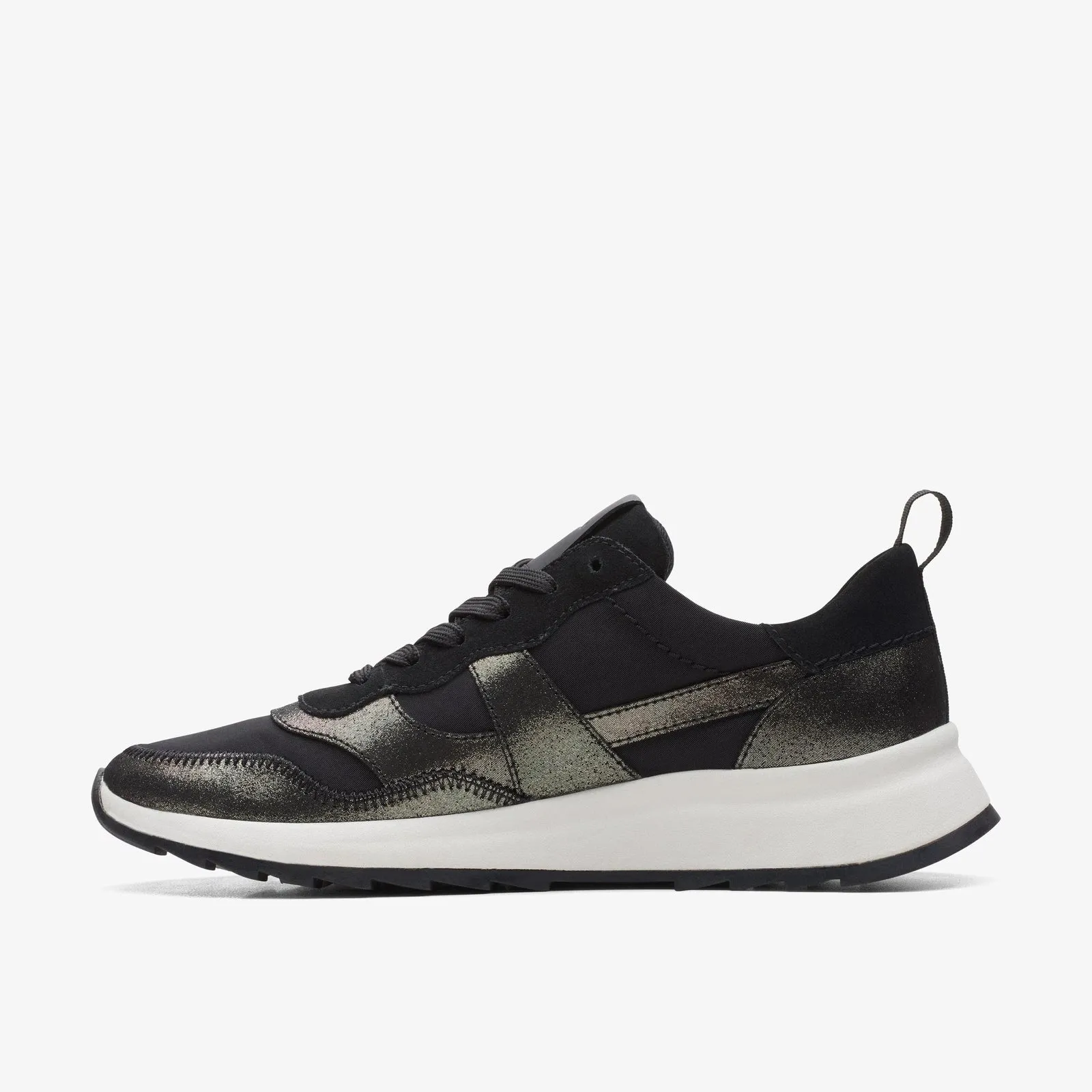 Clarks Women's DashLite Jazz Black Leather 26169051