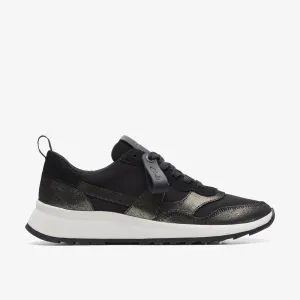 Clarks Women's DashLite Jazz Black Leather 26169051
