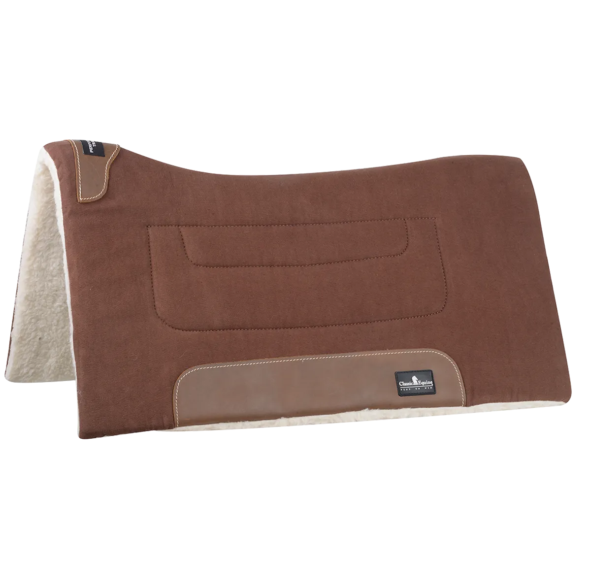 CLASSIC EQUINE PERFORMANCE PAD BLACK/BROWN