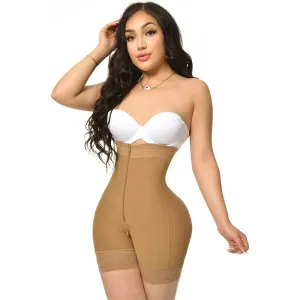 Compression Shaper Open Bust Tummy Control with Zipper Body Beauty Shapewear Waist Trainer Post-Surgical Use