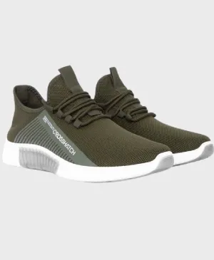 Crosshatch Nimbus Trainers Olive