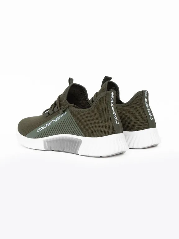 Crosshatch Nimbus Trainers Olive