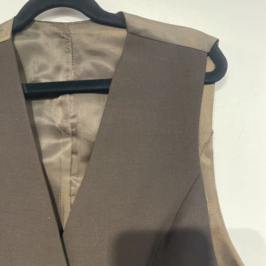 Custom Dark Brown Vest
