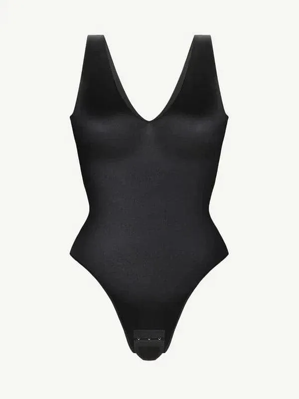 Deep V Neck Waist Slimming Shapewear Bodysuit