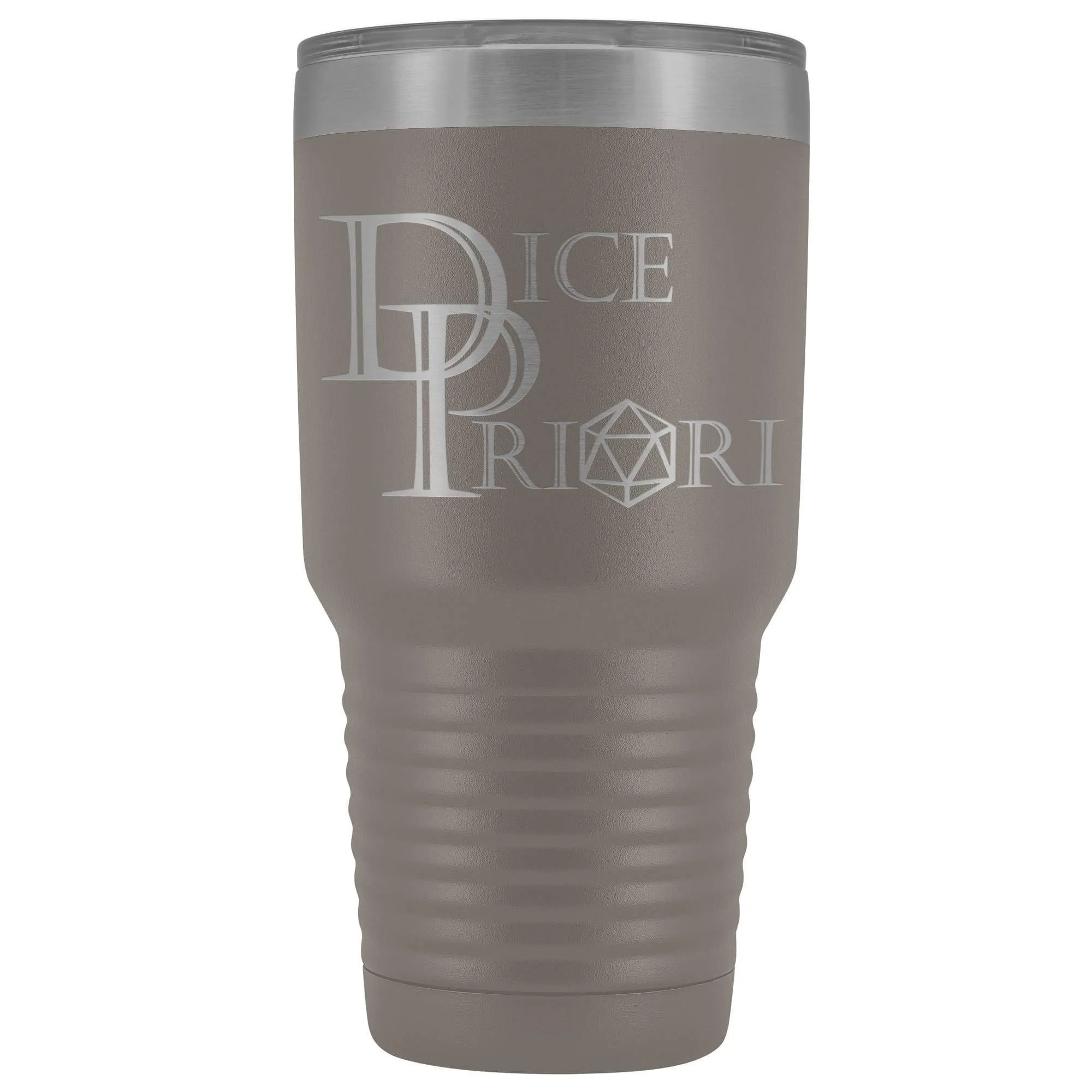 Dice Priori Classic Text Logo 30oz Vacuum Tumbler