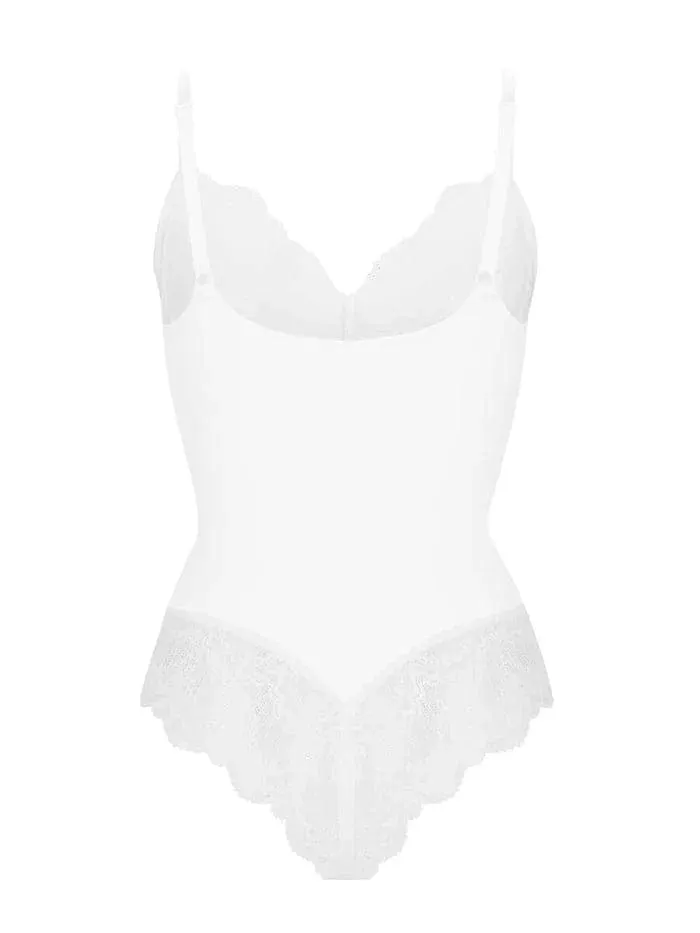 Elegant Lace Tummy Control Shapewear Bodysuit