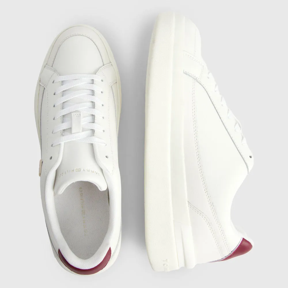 Elevated Court Sneaker - White