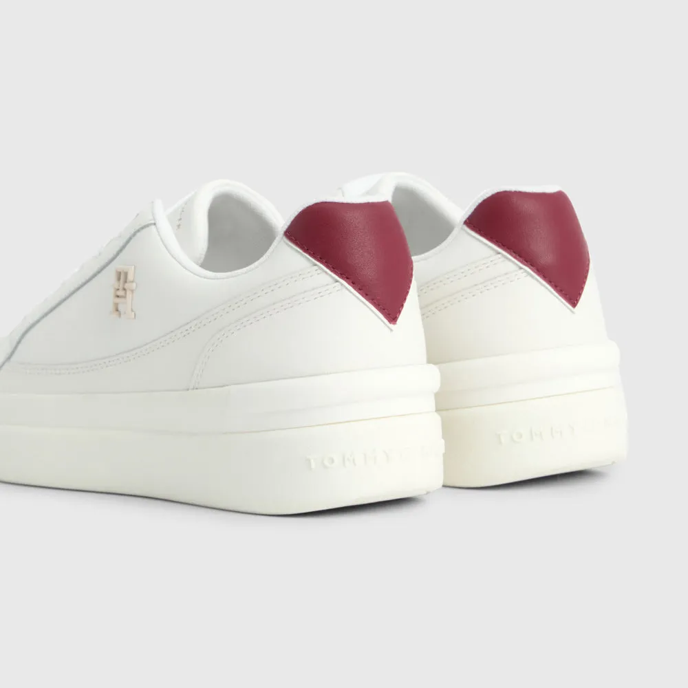 Elevated Court Sneaker - White