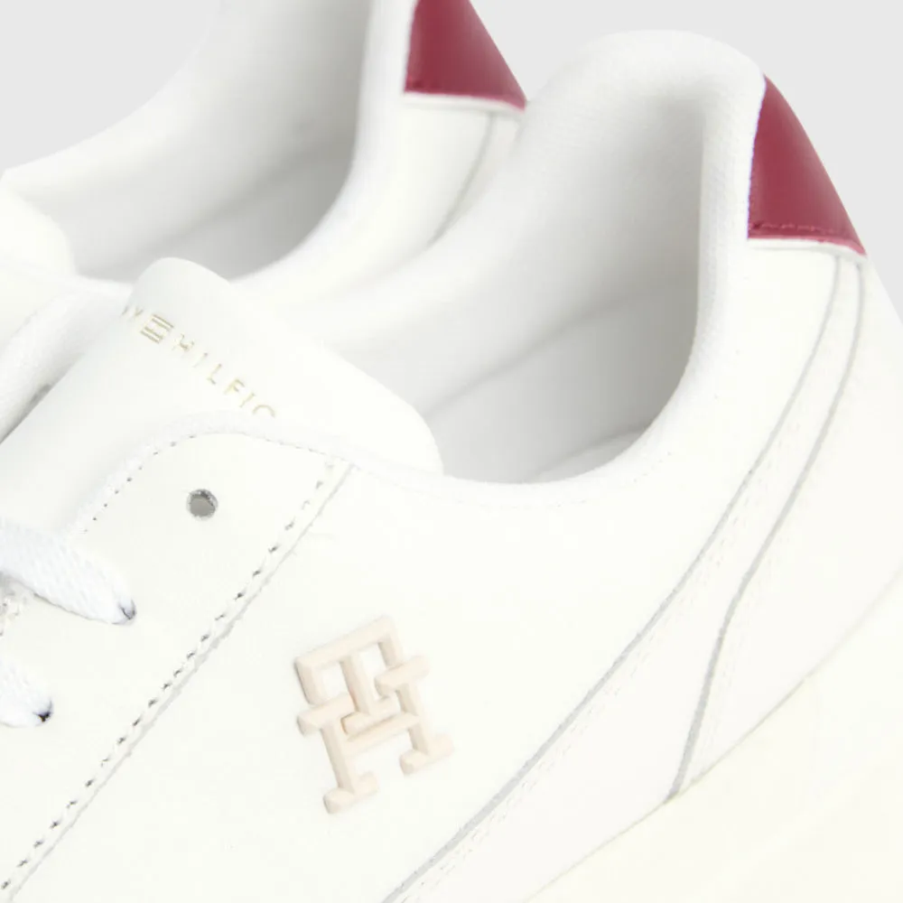 Elevated Court Sneaker - White