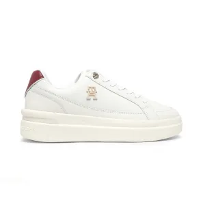 Elevated Court Sneaker - White