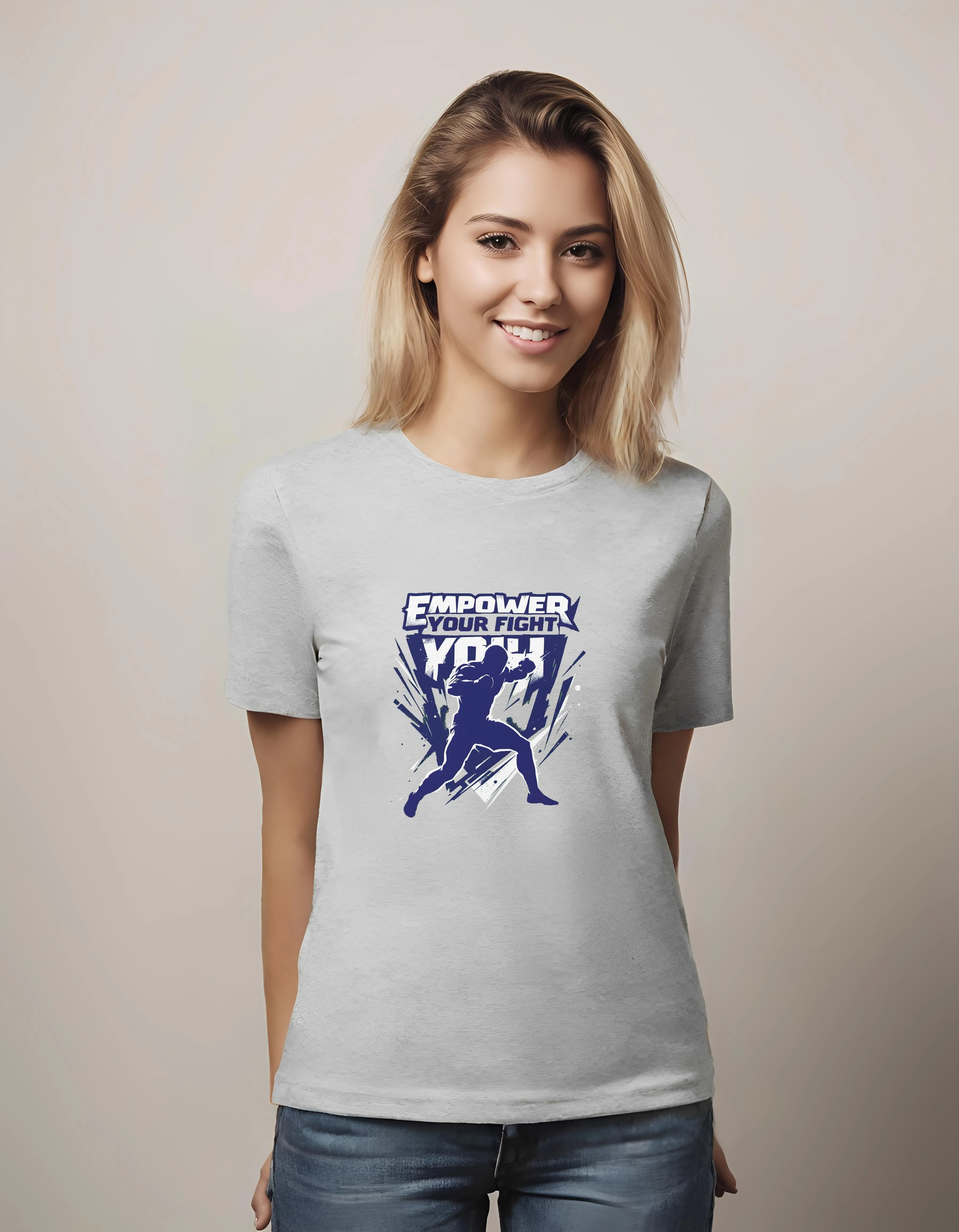 Empower Your Fight - Strong Fighter Design | Classic T-Shirt (Unisex)