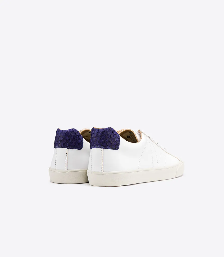 ESPLAR BASTILLE LEATHER EXTRA-WHITE ELECTRIC TILAPIA