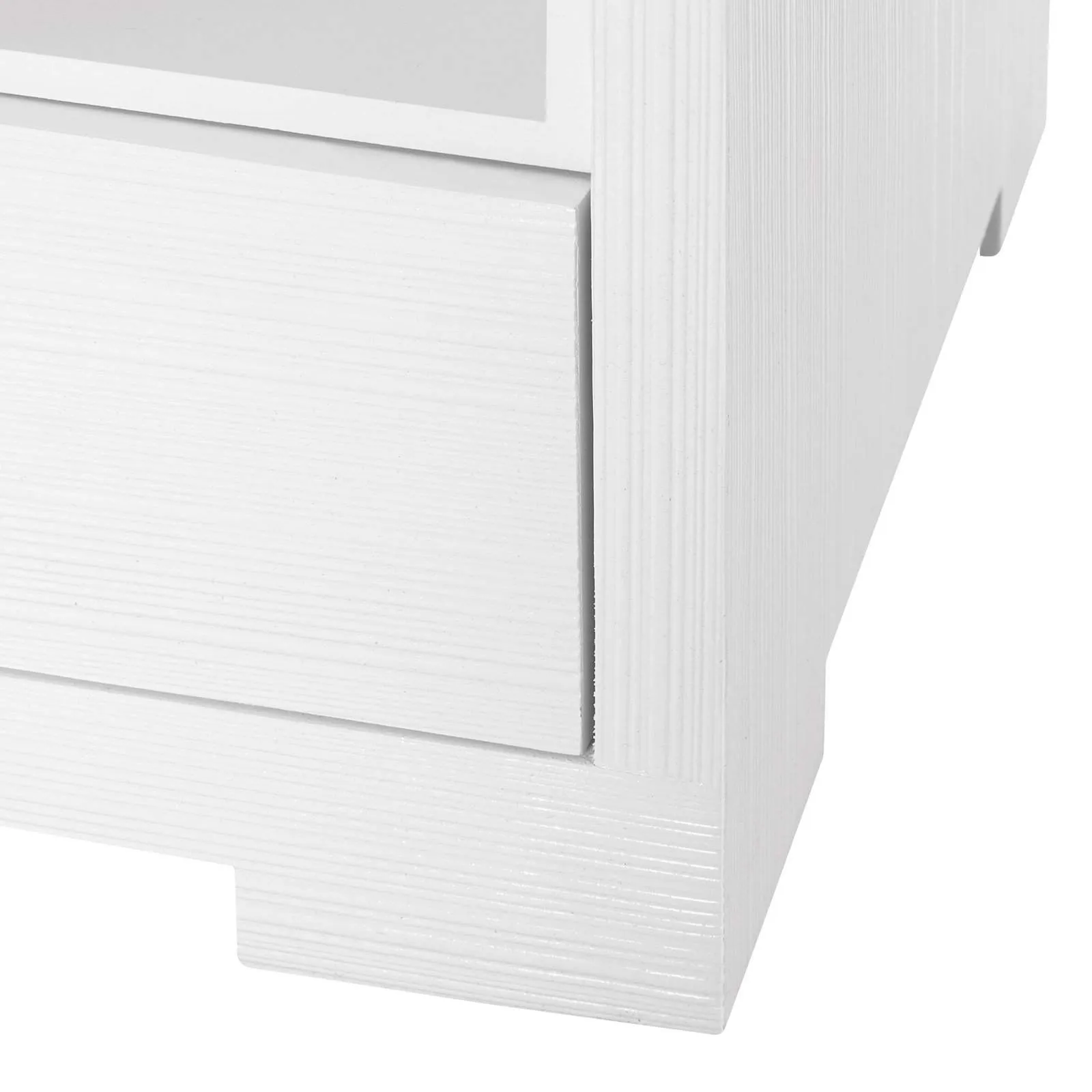 Fedor 2-Drawer Side Table / Chiffon White