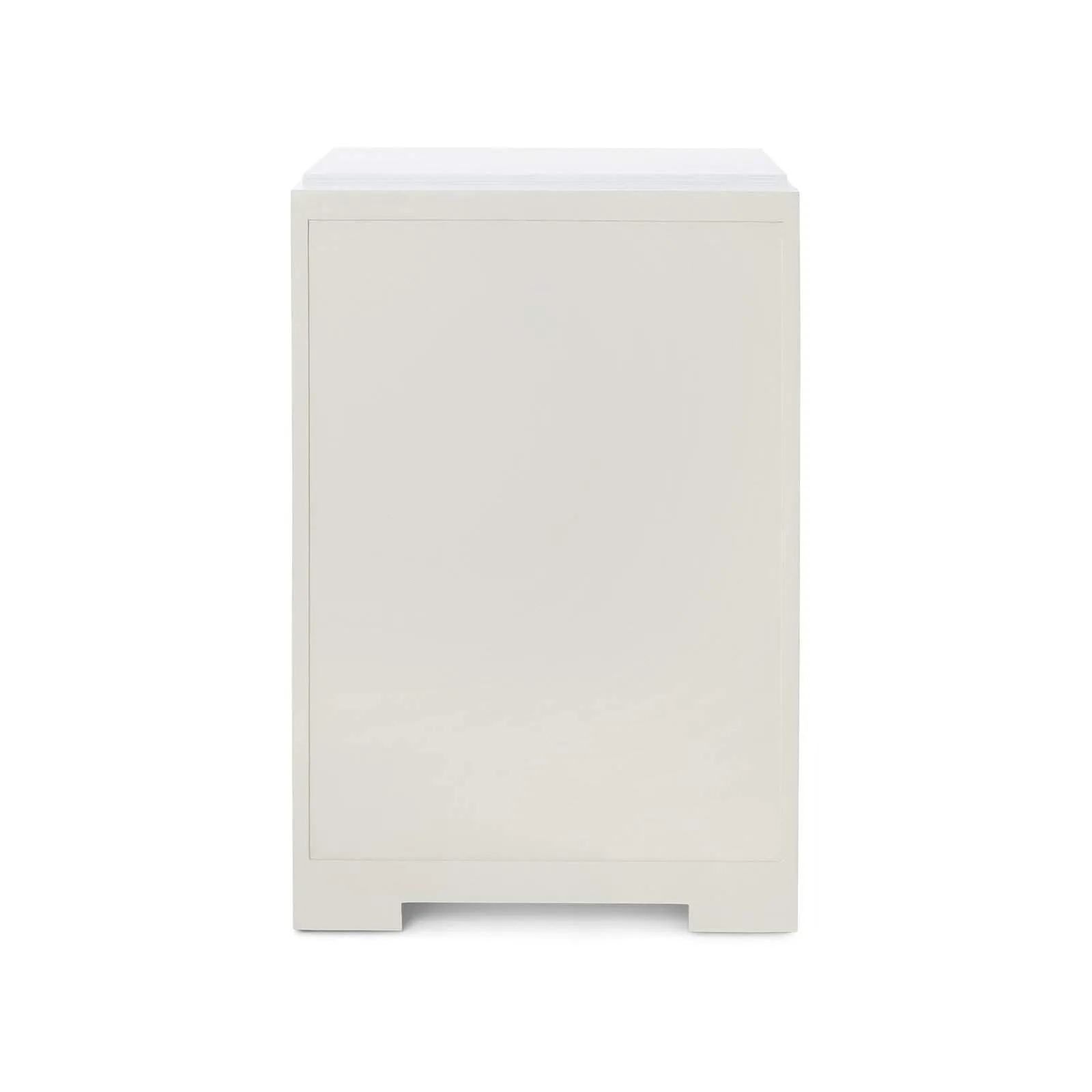 Fedor 2-Drawer Side Table / Chiffon White