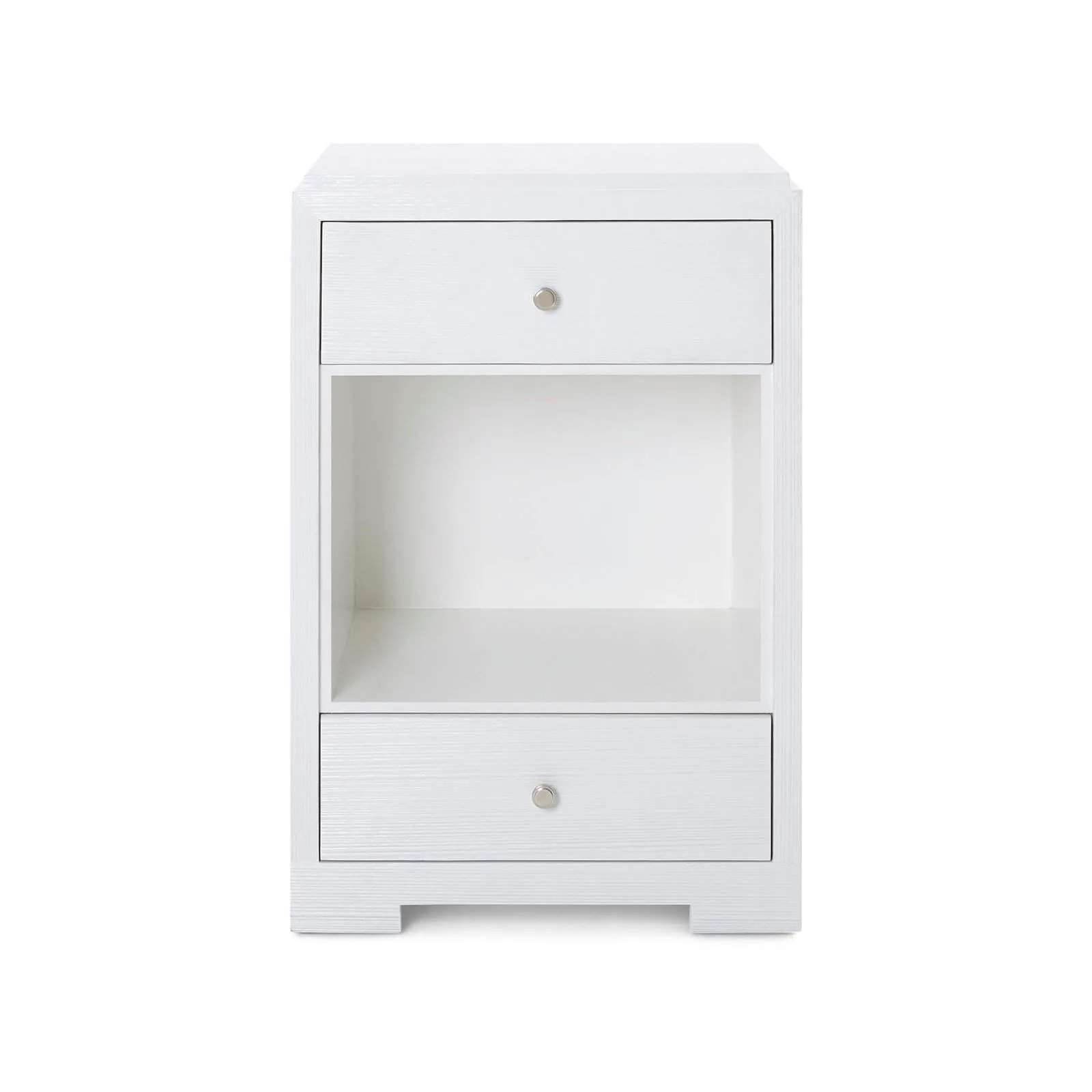 Fedor 2-Drawer Side Table / Chiffon White
